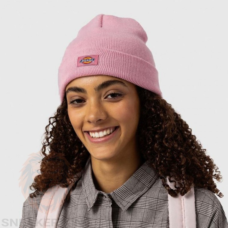 Шапка Dickies Cuffed Knit Beanie pink WH201 F2G